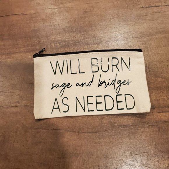 Handmade Handbags - Will Burn Sage And Bridges As Needed Bag